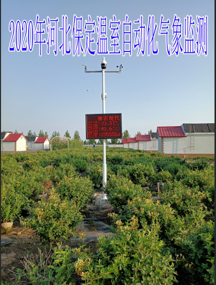 2020年河北保定溫室自動化氣象監(jiān)測